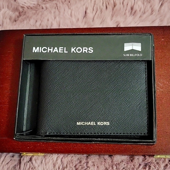 Michael Kors Other - Michael Kors Men Leather Black Wallet